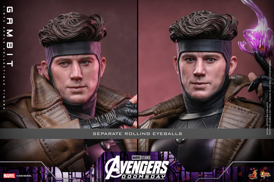 Hot Toys: MMS910B Avengers: Doomsday: Gambit 1/6 Scale Collectible Figure (Special Edition) - Image 8