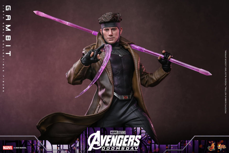 Hot Toys: MMS910B Avengers: Doomsday: Gambit 1/6 Scale Collectible Figure (Special Edition) - Image 9