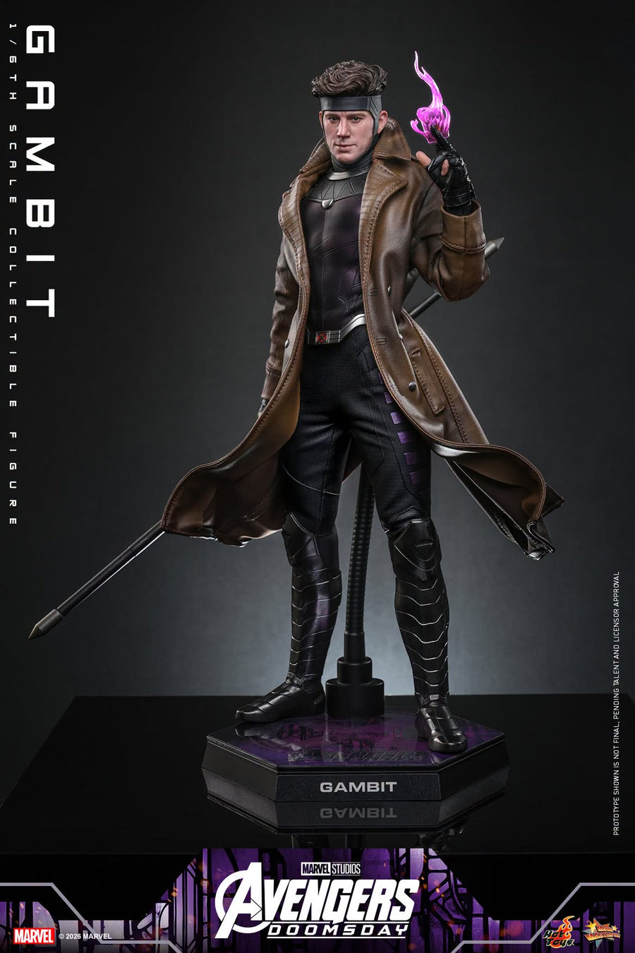 Hot Toys: MMS910B Avengers: Doomsday: Gambit 1/6 Scale Collectible Figure (Special Edition) - Image 10