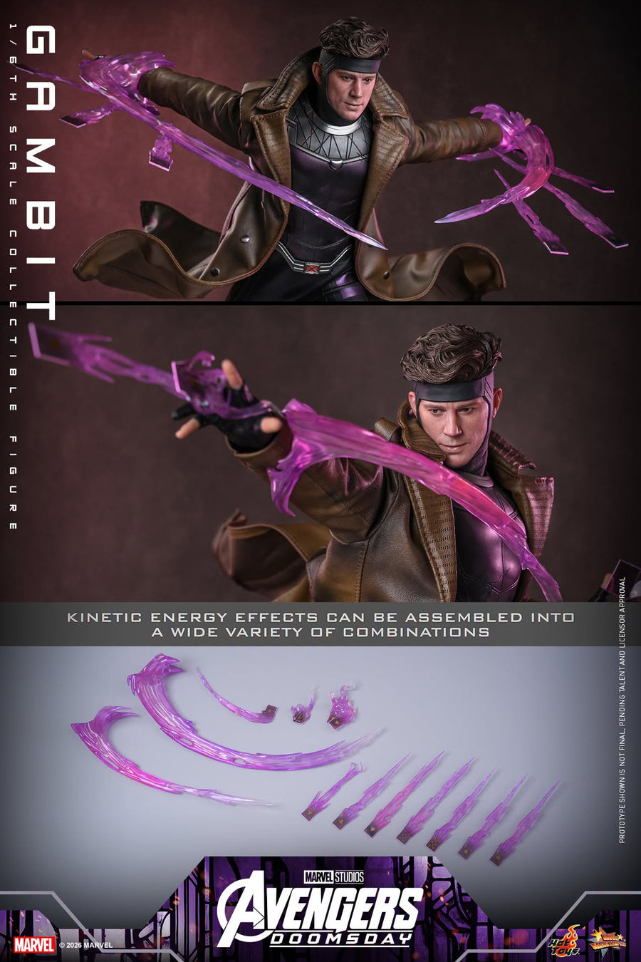 Hot Toys: MMS910B Avengers: Doomsday: Gambit 1/6 Scale Collectible Figure (Special Edition) - Image 14