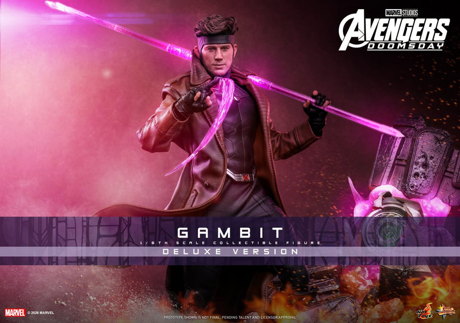 Hot Toys: MMS911B Avengers: Doomsday: Gambit (Deluxe Version) 1/6 Scale Collectible Figure (Special Edition) - Image 2