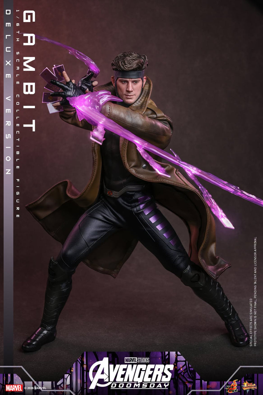 Hot Toys: MMS911B Avengers: Doomsday: Gambit (Deluxe Version) 1/6 Scale Collectible Figure (Special Edition) - Image 8