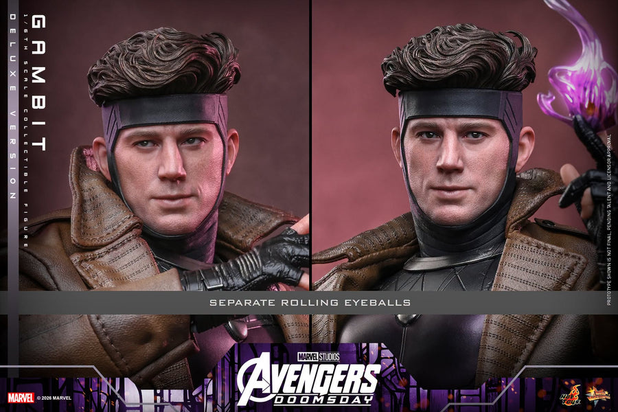 Hot Toys: MMS911B Avengers: Doomsday: Gambit (Deluxe Version) 1/6 Scale Collectible Figure (Special Edition) - Image 10