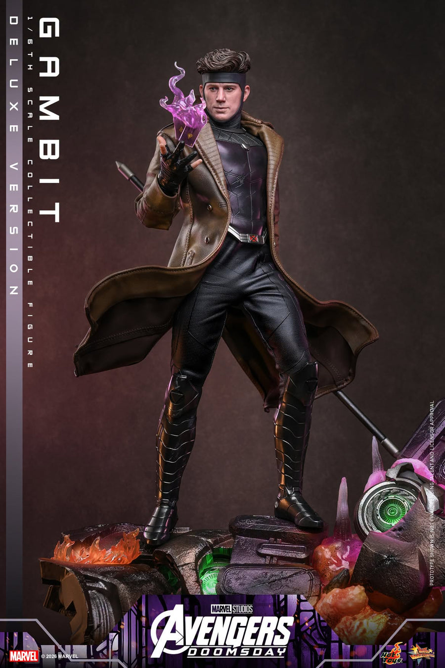 Hot Toys: MMS911B Avengers: Doomsday: Gambit (Deluxe Version) 1/6 Scale Collectible Figure (Special Edition) - Image 14