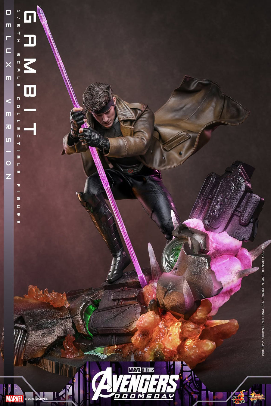 Hot Toys: MMS911B Avengers: Doomsday: Gambit (Deluxe Version) 1/6 Scale Collectible Figure (Special Edition) - Image 20