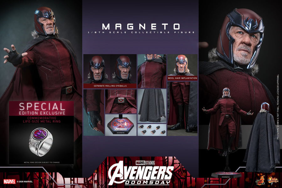 Hot Toys: MMS912B Avengers: Doomsday Magneto 1/6th Scale Collectible Figure (Special Edition) - Image 2