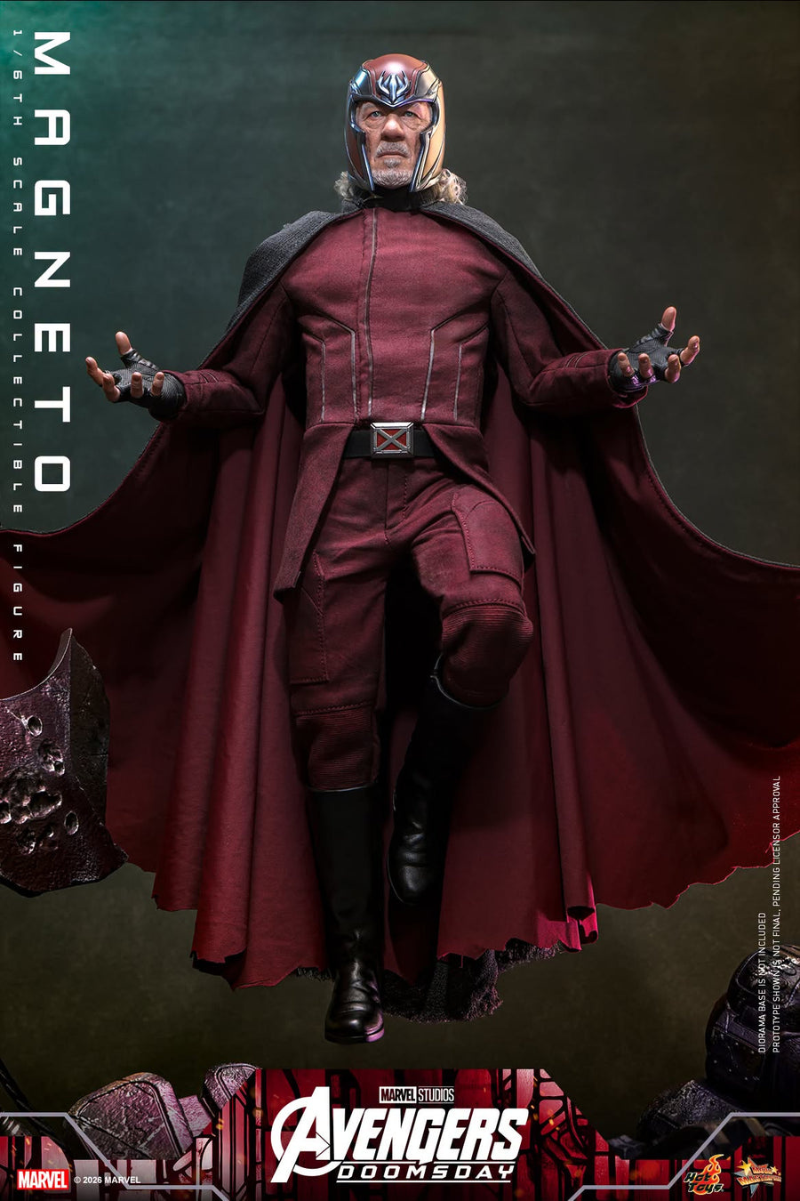 Hot Toys: MMS912B Avengers: Doomsday Magneto 1/6th Scale Collectible Figure (Special Edition) - Image 16
