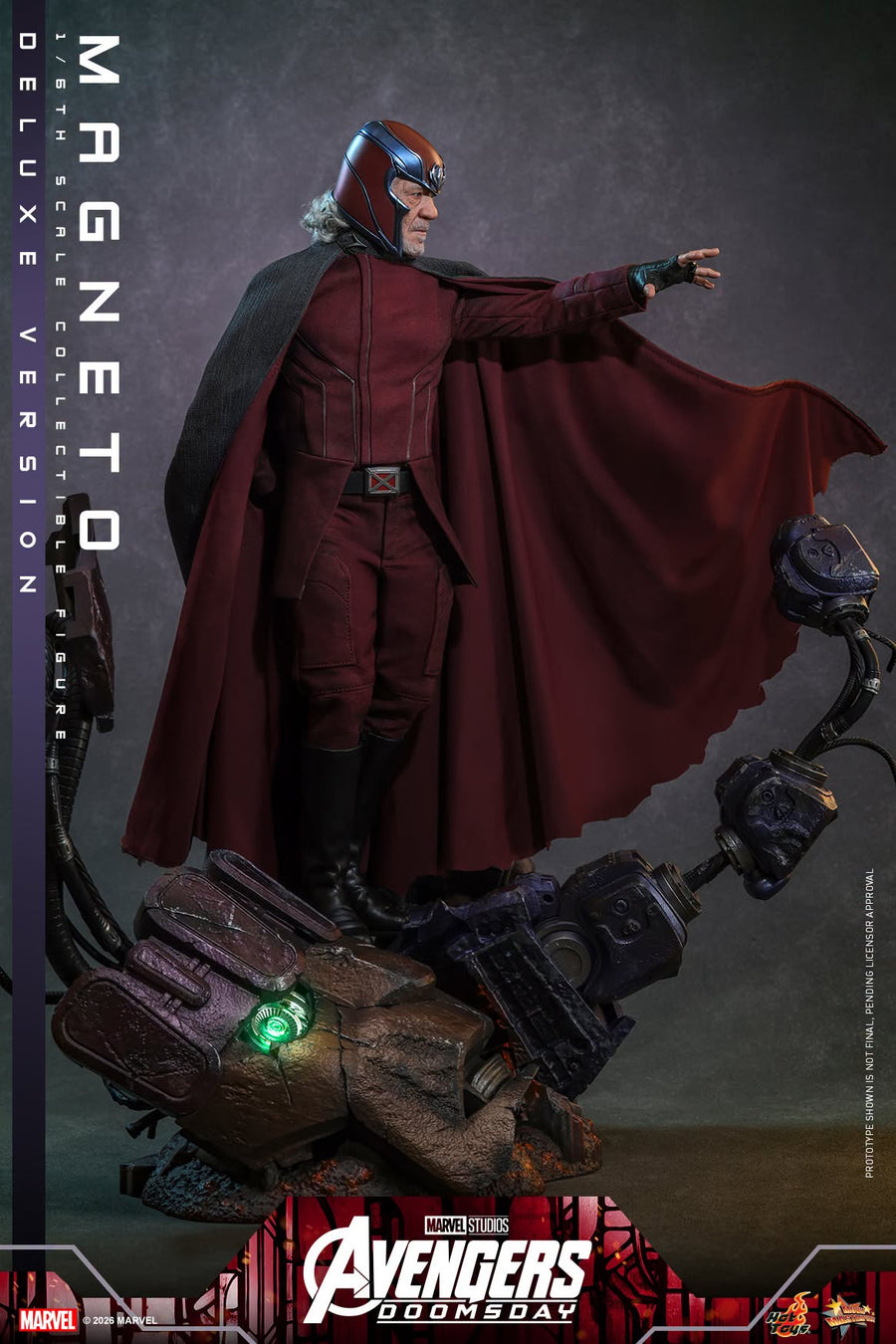 Hot Toys: MMS913B Avengers: Doomsday Magneto (Deluxe Version) 1/6th Scale Collectible Figure (Special Edition) - Image 7