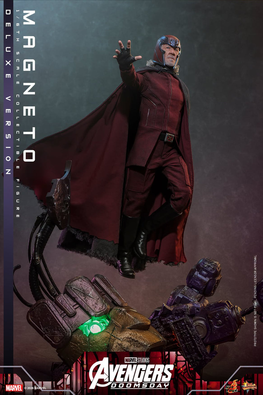 Hot Toys: MMS913B Avengers: Doomsday Magneto (Deluxe Version) 1/6th Scale Collectible Figure (Special Edition) - Image 11