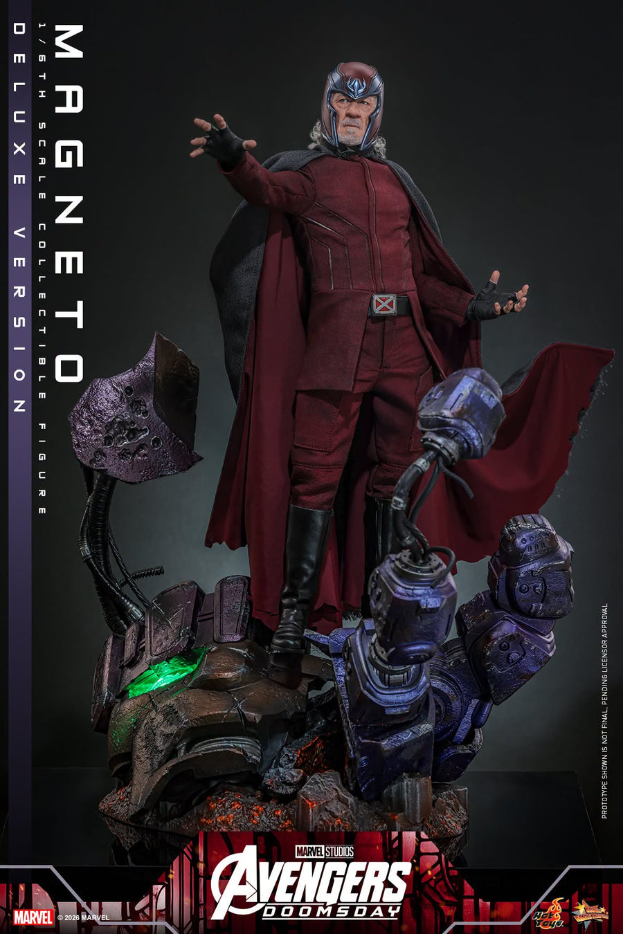 Hot Toys: MMS913B Avengers: Doomsday Magneto (Deluxe Version) 1/6th Scale Collectible Figure (Special Edition) - Image 13
