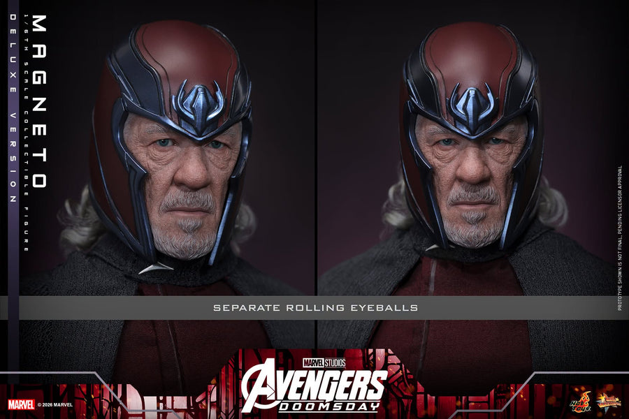 Hot Toys: MMS913B Avengers: Doomsday Magneto (Deluxe Version) 1/6th Scale Collectible Figure (Special Edition) - Image 14