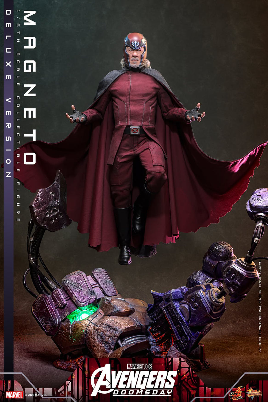 Hot Toys: MMS913B Avengers: Doomsday Magneto (Deluxe Version) 1/6th Scale Collectible Figure (Special Edition) - Image 15