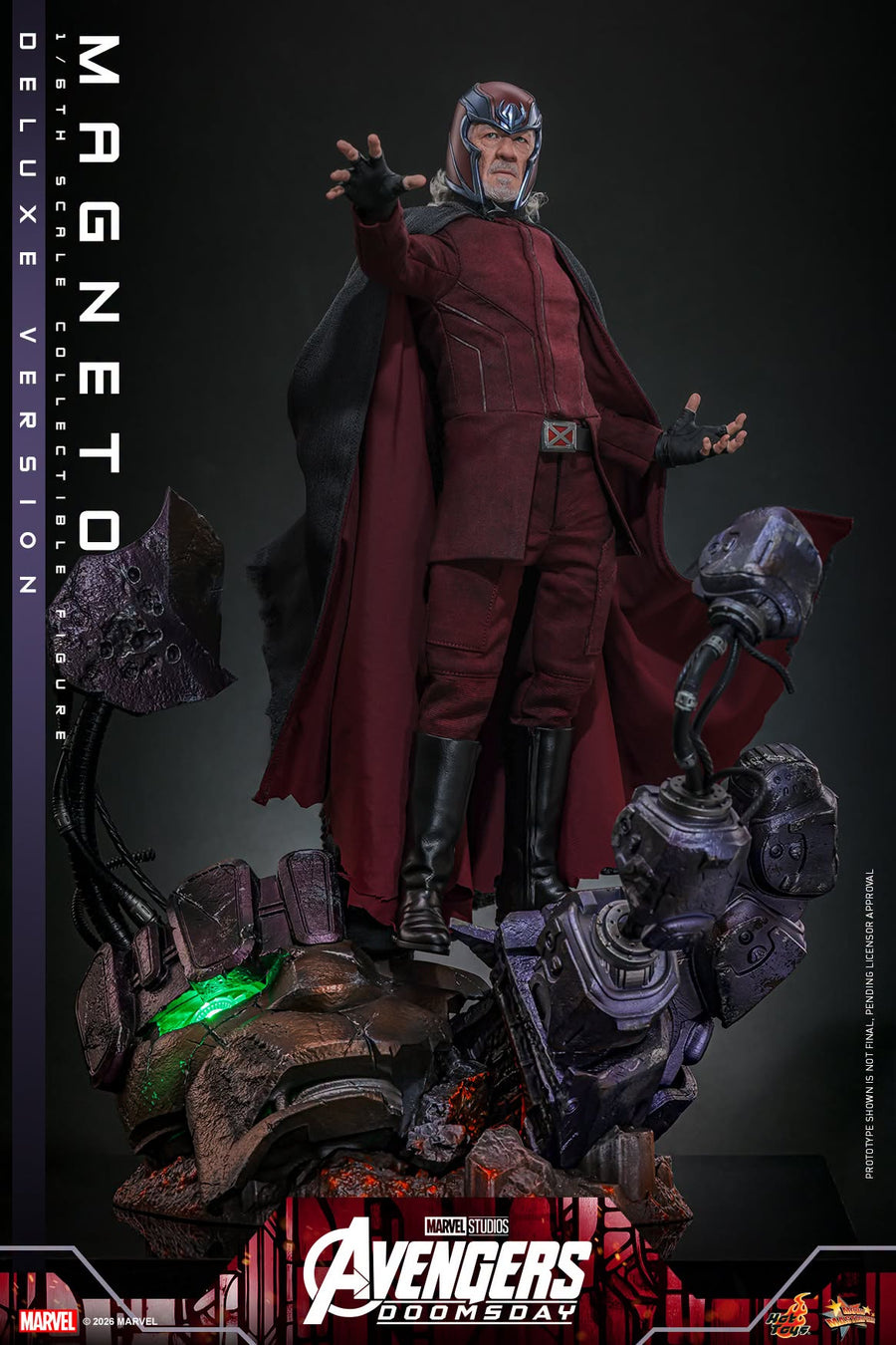 Hot Toys: MMS913B Avengers: Doomsday Magneto (Deluxe Version) 1/6th Scale Collectible Figure (Special Edition) - Image 21