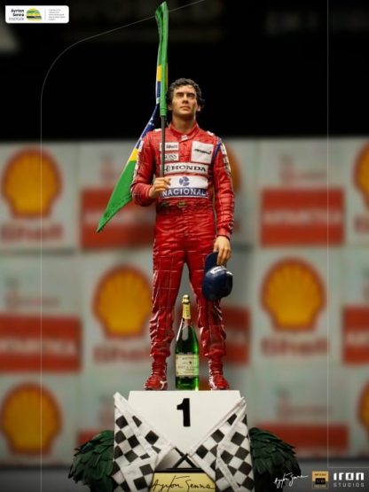 Iron Studios: Aryton Senna 1991 Brazil GP Deluxe 1/10 Scale Statue - Image 2