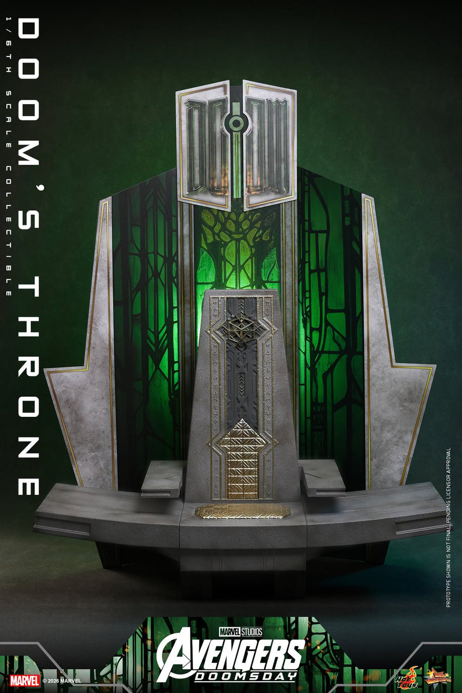 Hot Toys: ACS016 Avengers: Doomsday Doom's Throne /6th Scale Collectible Accessory - Image 11