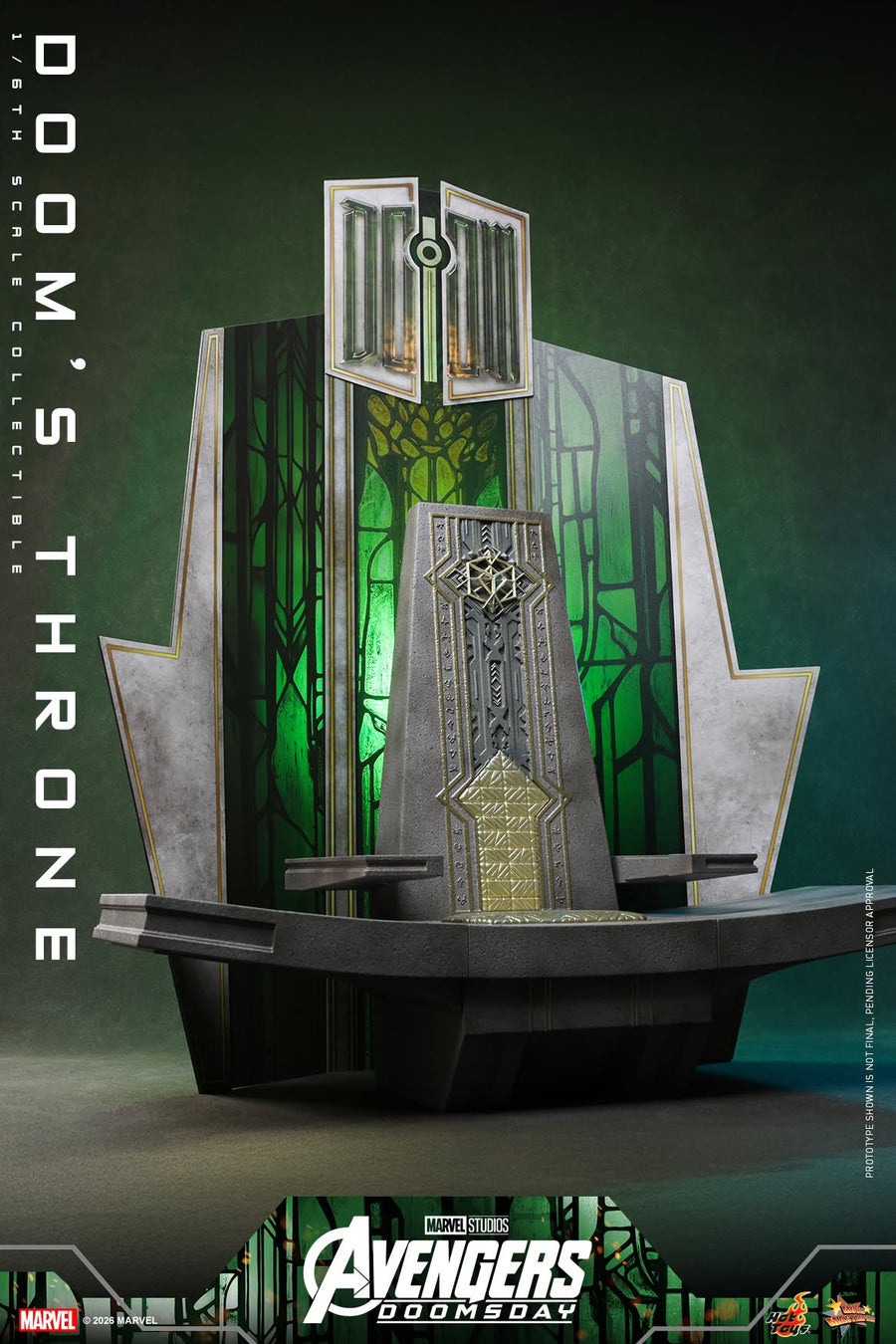 Hot Toys: ACS016 Avengers: Doomsday Doom's Throne /6th Scale Collectible Accessory - Image 10
