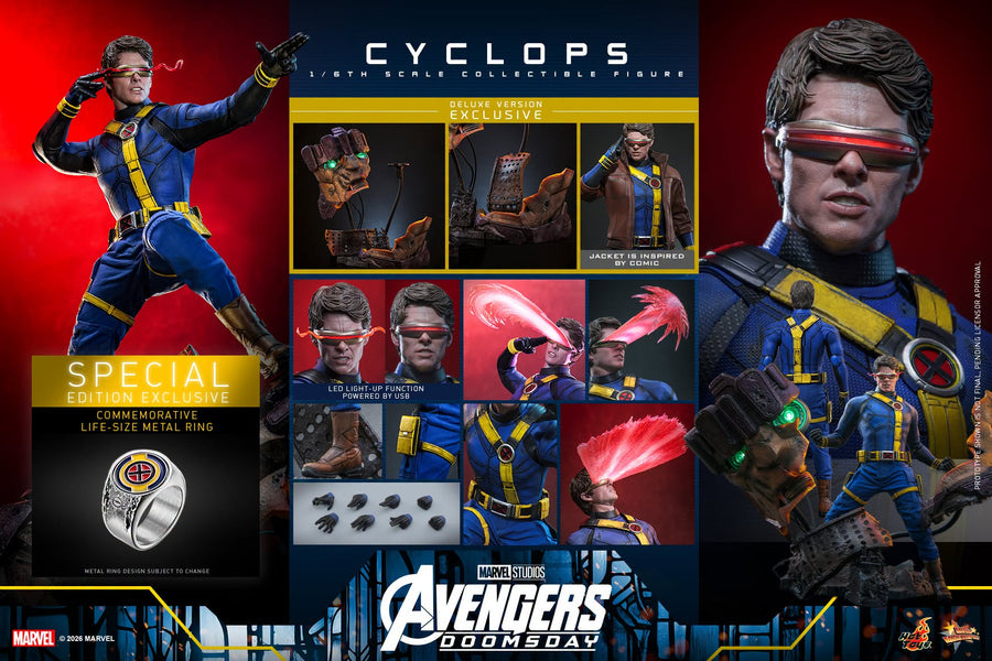 Hot Toys: MMS909B Avengers: Doomsday Cyclops (Deluxe Version) 1/6th Scale Collectible Figure (Special Edition) - Image 19