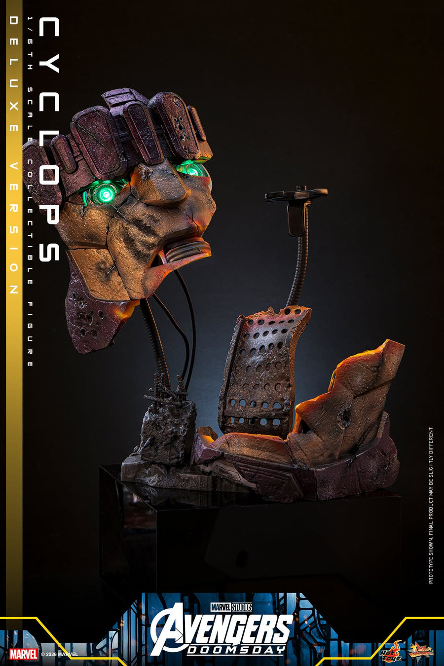 Hot Toys: MMS909B Avengers: Doomsday Cyclops (Deluxe Version) 1/6th Scale Collectible Figure (Special Edition) - Image 3