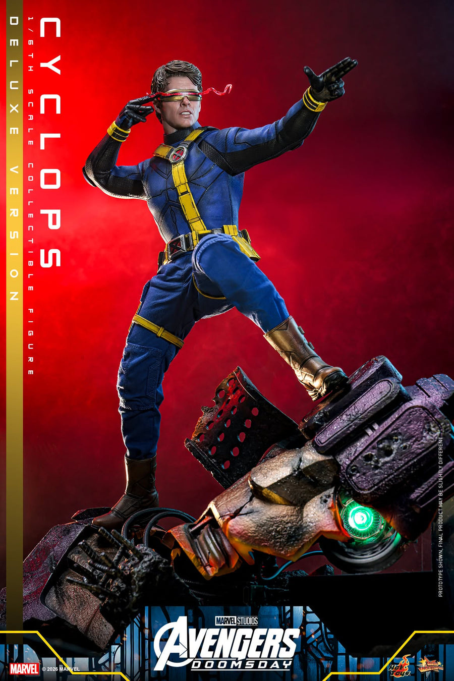 Hot Toys: MMS909B Avengers: Doomsday Cyclops (Deluxe Version) 1/6th Scale Collectible Figure (Special Edition) - Image 4