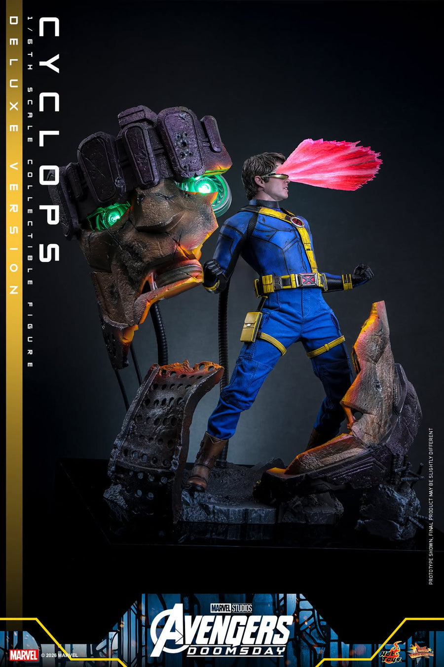 Hot Toys: MMS909B Avengers: Doomsday Cyclops (Deluxe Version) 1/6th Scale Collectible Figure (Special Edition) - Image 12