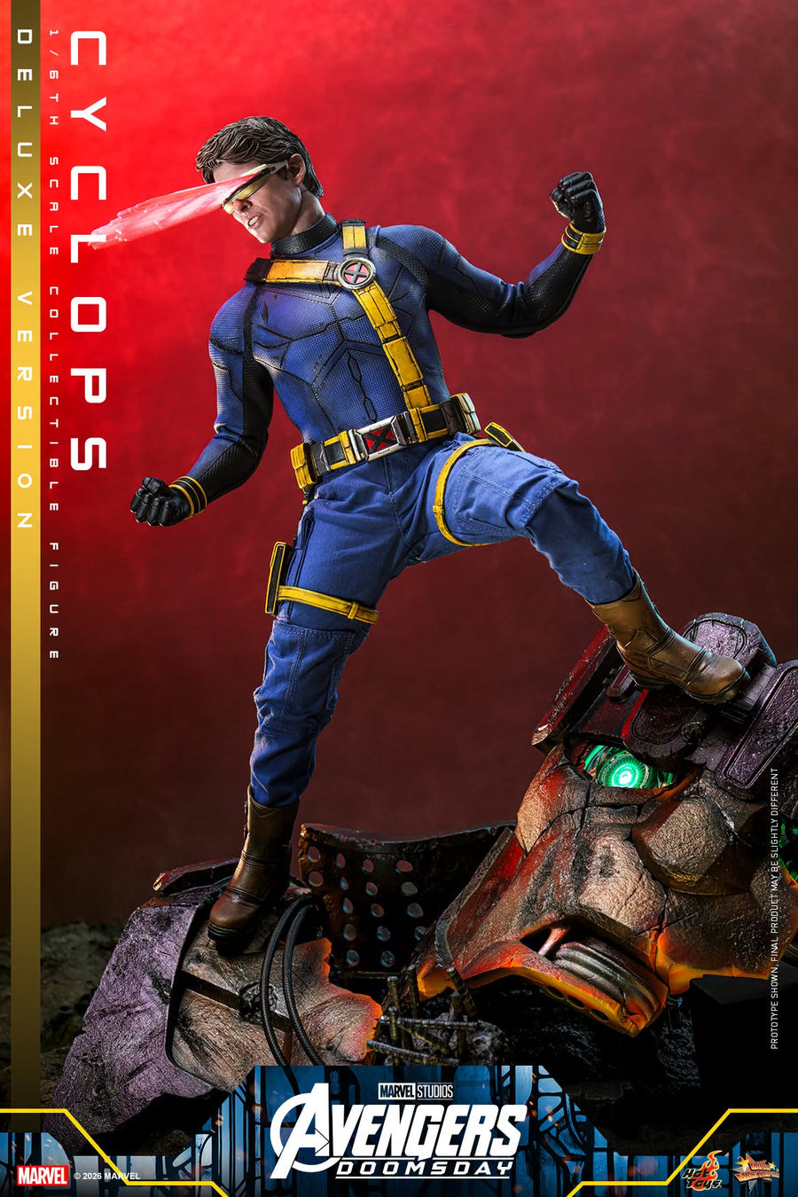 Hot Toys: MMS909B Avengers: Doomsday Cyclops (Deluxe Version) 1/6th Scale Collectible Figure (Special Edition) - Image 13