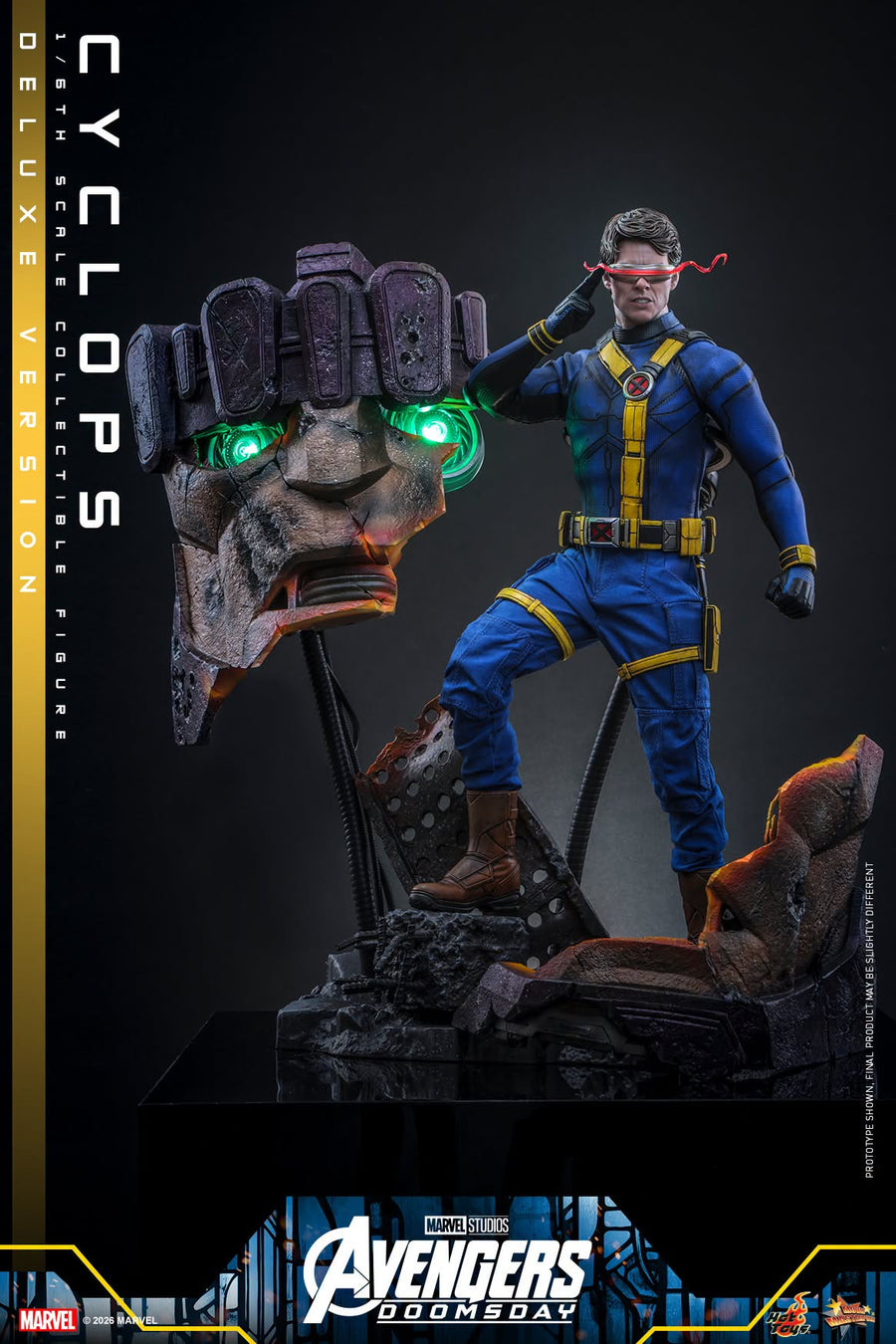 Hot Toys: MMS909B Avengers: Doomsday Cyclops (Deluxe Version) 1/6th Scale Collectible Figure (Special Edition) - Image 14