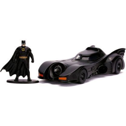 Batman 1989: Batmobile 1:32 Scale Die-Cast Metal Vehicle with Figure