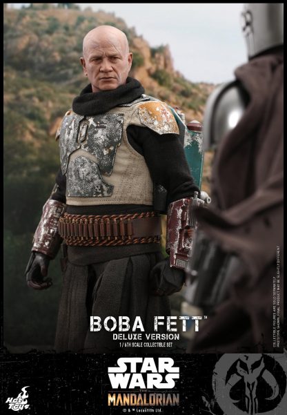 Hot Toys: TMS034 Star Wars: The Mandalorian™: Boba Fett (Deluxe Version) 1/6th Scale Collectible Set - Image 2