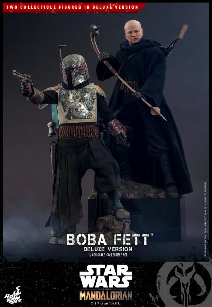 Hot Toys: TMS034 Star Wars: The Mandalorian™: Boba Fett (Deluxe Version) 1/6th Scale Collectible Set - Image 11