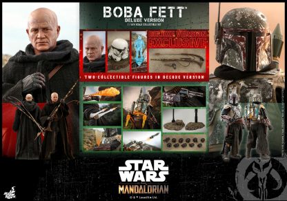 Hot Toys: TMS034 Star Wars: The Mandalorian™: Boba Fett (Deluxe Version) 1/6th Scale Collectible Set - Image 14