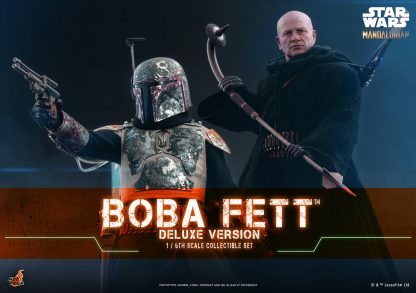 Hot Toys: TMS034 Star Wars: The Mandalorian™: Boba Fett (Deluxe Version) 1/6th Scale Collectible Set - Image 5