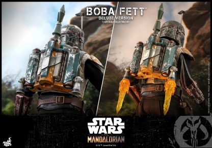 Hot Toys: TMS034 Star Wars: The Mandalorian™: Boba Fett (Deluxe Version) 1/6th Scale Collectible Set - Image 15