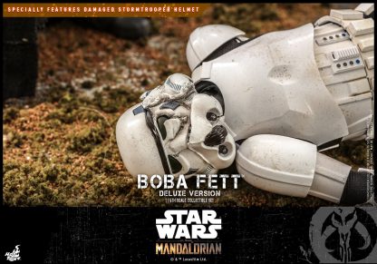 Hot Toys: TMS034 Star Wars: The Mandalorian™: Boba Fett (Deluxe Version) 1/6th Scale Collectible Set - Image 10