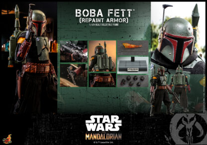 Hot Toys: TMS055 Star Wars: The Mandalorian™ Boba Fett (Repaint Armor) 1/6th Scale Collectible Figure - Image 13