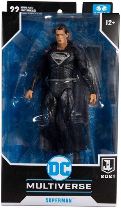 DC Multiverse: Justice League (2021): Superman (Black Suit) Action Figure - Image 7