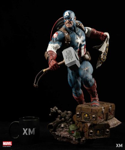 XM Studios: Ultimate Captain America 1/4 Scale Premium Collectible Statue (Version B) - Image 4