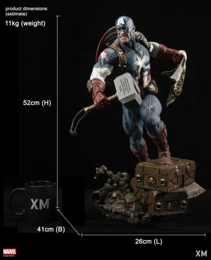 XM Studios: Ultimate Captain America 1/4 Scale Premium Collectible Statue (Version B) - Image 6