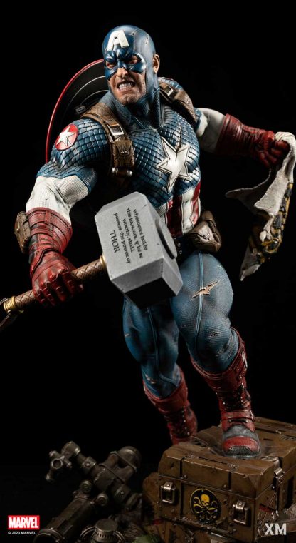 XM Studios: Ultimate Captain America 1/4 Scale Premium Collectible Statue (Version B) - Image 7