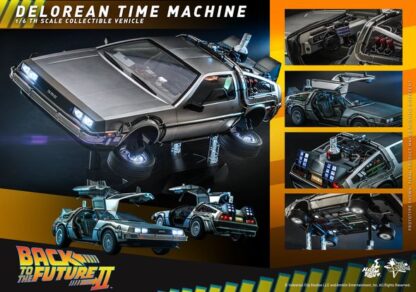 Hot Toys: MMS636 Back to the Future II DeLorean Time Machine 1/6th Scale Collectible Vehicle - Image 3
