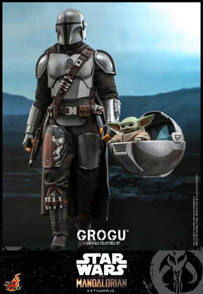 Hot Toys: TMS043 Star Wars: The Mandalorian™ Grogu 1/6th Scale Collectible Set - Image 6