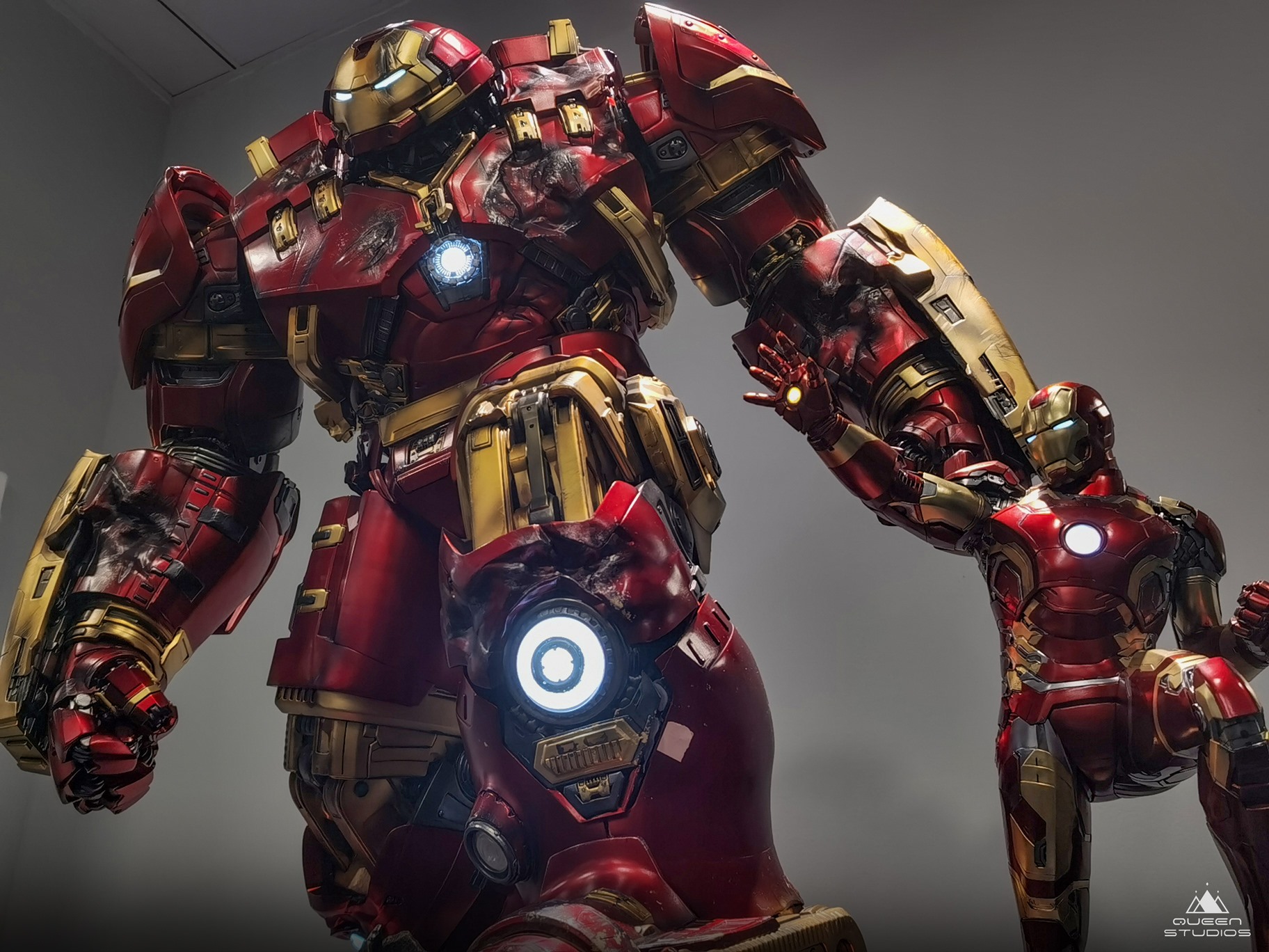 Queen Studios: Iron Man Mark 44 Hulkbuster 1/4 Scale Statue