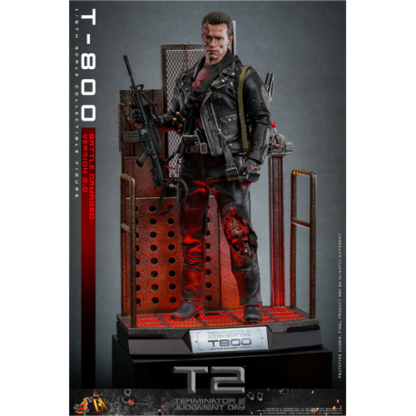 Hot Toys: DX46 Terminator 2: Judgement Day: T-800 (Battle Damaged 2.0) 1/6 Scale Collectible Figure