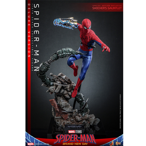 Hot Toys: MMS893B Spider-Man Brand New Day: Spider-Man 1/6 Scale Collectible Figure (Deluxe Special Edition)