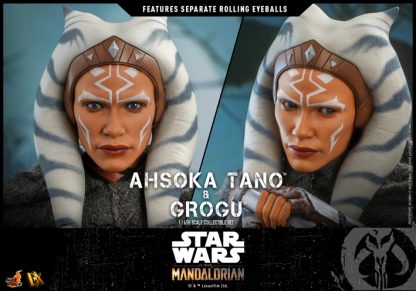 Hot Toys: DX21 Star Wars™ The Mandalorian™ Ahsoka Tano & Grogu™ 1/6 Scale Collectible Set - Image 9