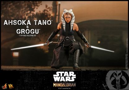 Hot Toys: DX21 Star Wars™ The Mandalorian™ Ahsoka Tano & Grogu™ 1/6 Scale Collectible Set - Image 10