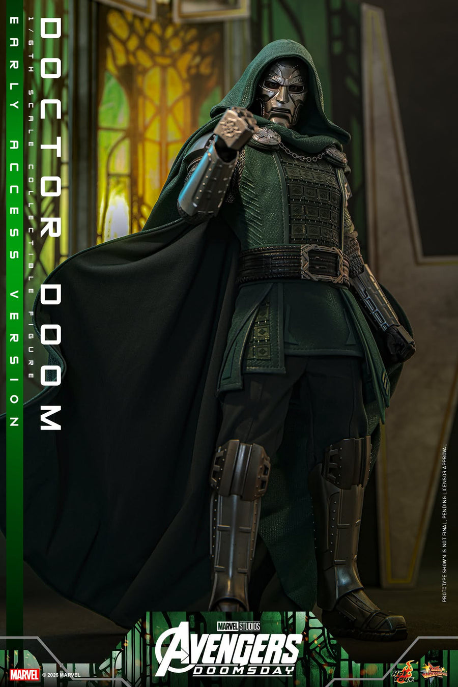 Hot Toys: MMS906B Avengers: Doomsday Doctor Doom 1/6th Scale Collectible Figure (Early Access Special Edition) - Image 20
