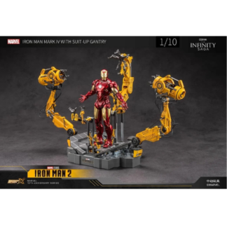ZD Toys: Iron Man Mark 4 & Suit Up Gantry 1:10 Scale Collectible Figure