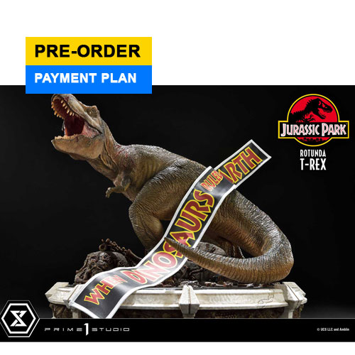 Prime 1 Studio: Jurassic Park Rotunda T-Rex 14.5 Inches Premium