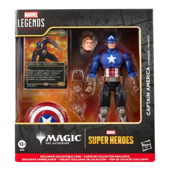 Marvel Legends: Avengers Twilight Captain America Figure (with Exclusive Magic: The Gathering Card)
