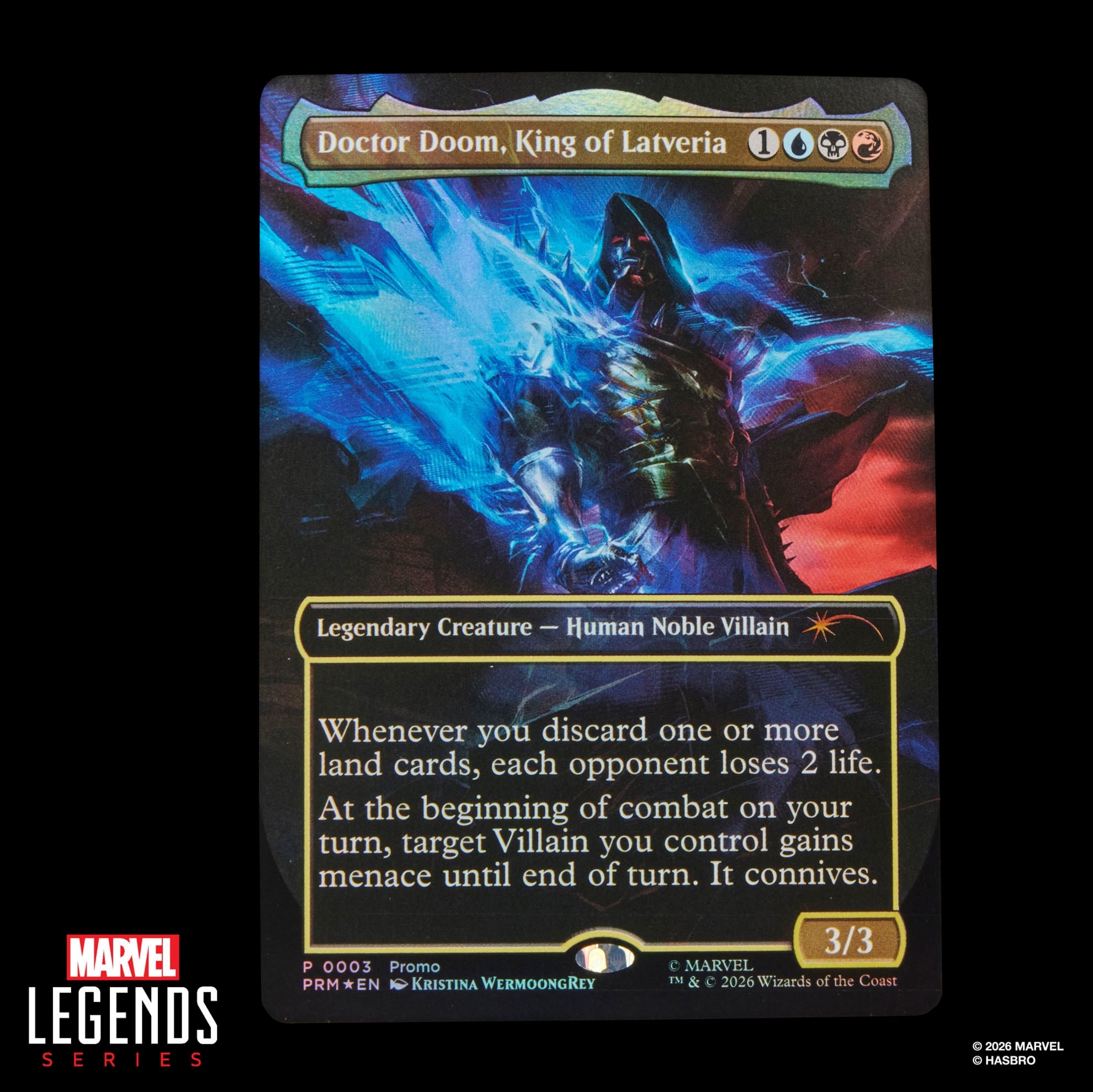 Marvel Legends: Doctor Doom 2099 Figure (with Exclusive Magic: The Gathering Card) - Image 14